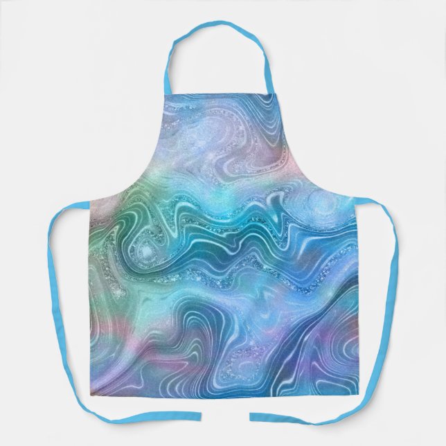 Abstract Liquid Marble Stone Texture background Apron (Front)
