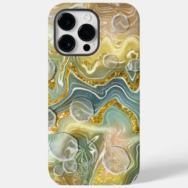 Abstract Liquid Marble Stone Texture background Case-Mate iPhone Case (Back)