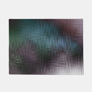 Abstract liquid texture ice glass crystal frozen m doormat