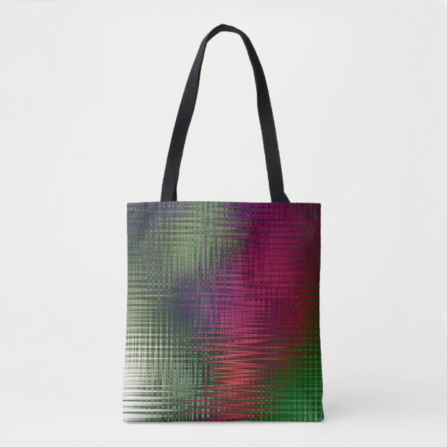 Abstract liquid texture ice glass crystal frozen m tote bag (Front)