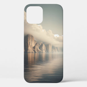 Abstract Liquid Wave Mountain Phone Case Ethereal