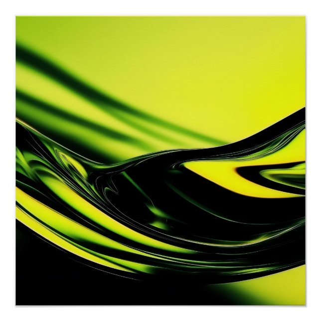 Abstract liquify background poster (Front)