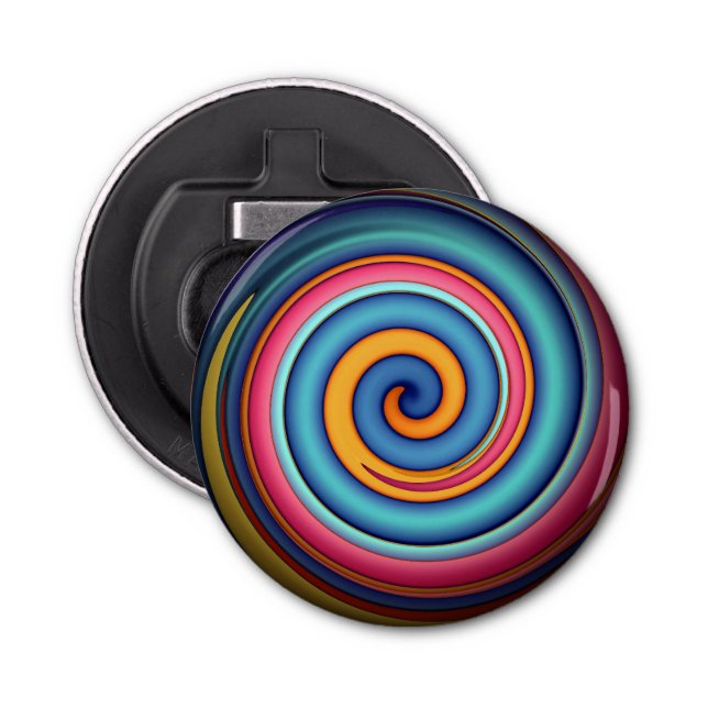 Abstract Lollipop  Bottle Opener (Front)