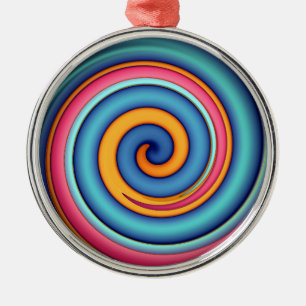 Abstract Lollipop Metal Tree Decoration