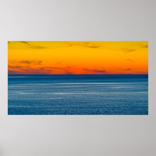 Abstract long exposure seascape with intentional c poster (Front)
