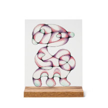 Abstract 'looking glass' decoration