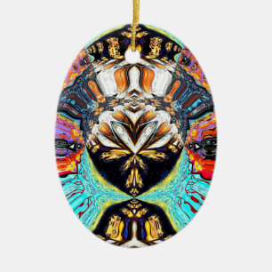 Abstract Lotus Ornament