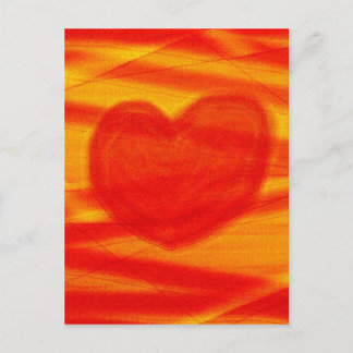 ABSTRACT LOVE POSTCARD