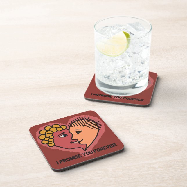 Abstract Lovers coasters (Right Side)