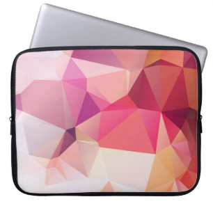 Abstract low poly background, geometry triangle, m laptop sleeve