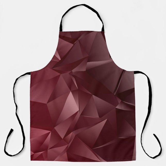 Abstract Low-Poly background. triangulated texture Apron (Front)