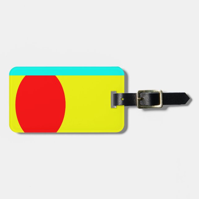 Abstract Luggage Tag (Front Horizontal)