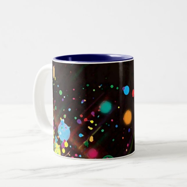 Abstract _lunares mug (Front Left)