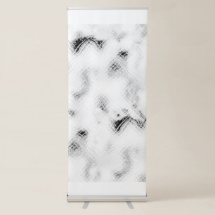 Abstract Luxe Banner   Modern Monochrome Display
