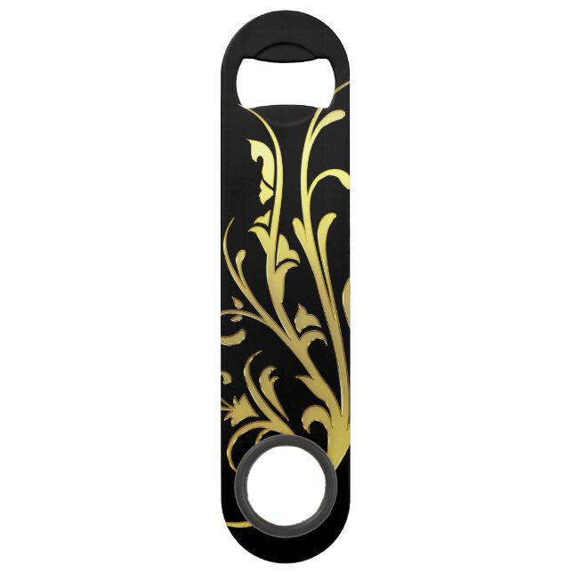 Abstract Luxury Faux Gold Flower (Front)
