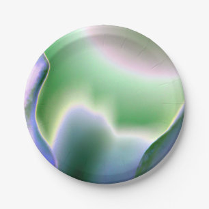 Abstract Magical Colours Paper Plate