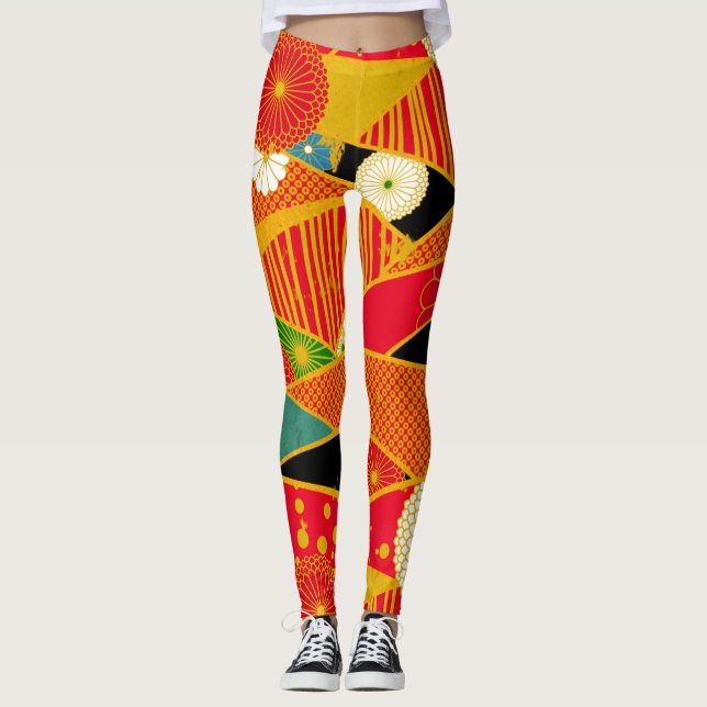 Abstract Magical  Landscape Leggings (Front)