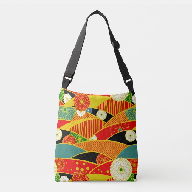 Abstract Magical  Landscape Poster Crossbody Bag (Front)