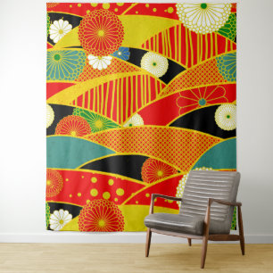 Abstract Magical Landscape Tapestry