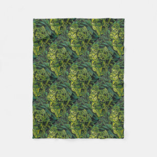 Abstract Man And Skeleton Geometric Art Fleece Blanket