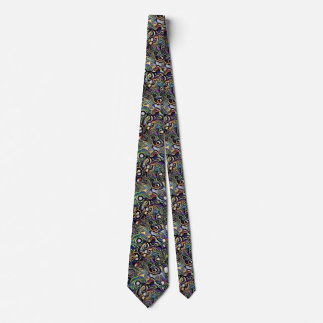 Abstract man portrait tie (Front)