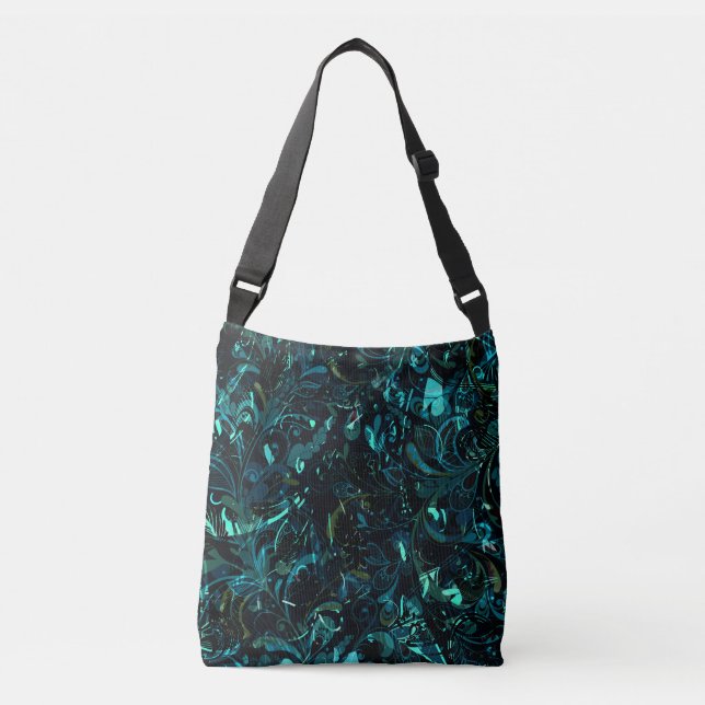 Abstract Mandala 3 Crossbody Bag (Front)