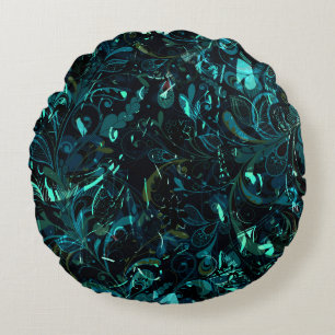 Abstract Mandala 3 Round Cushion