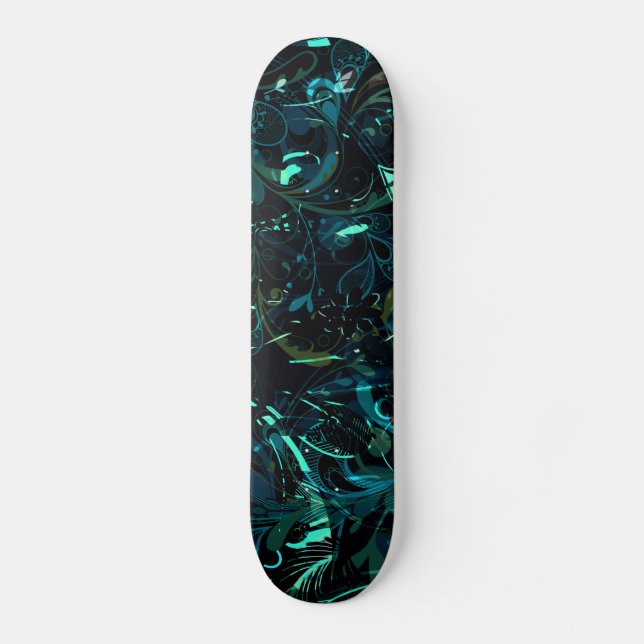 Abstract Mandala 3 Skateboard (Front)