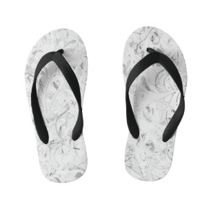 Abstract Mandala 4 Kid's Flip Flops