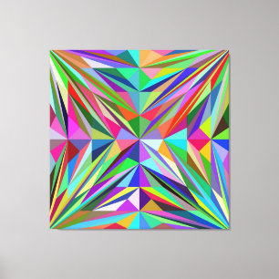 Abstract Mandala Canvas Print