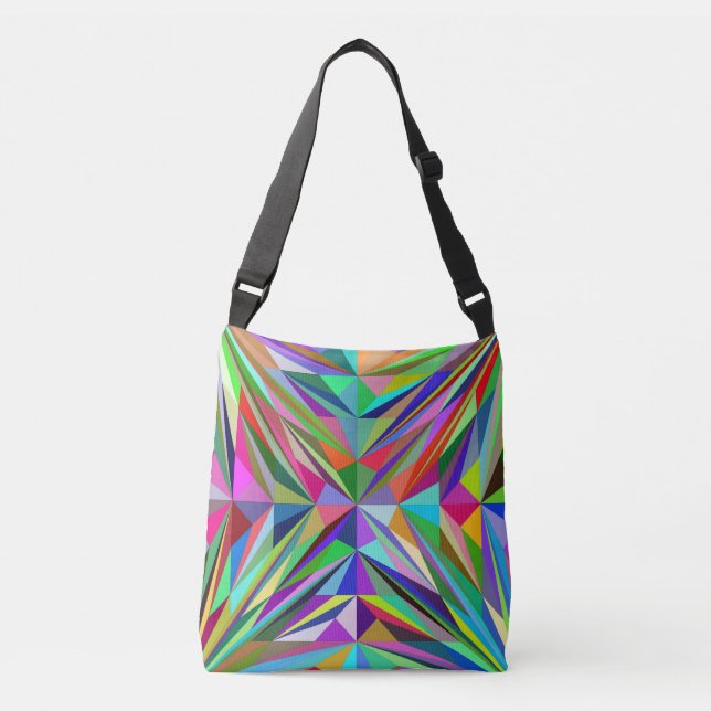 Abstract Mandala Crossbody Bag (Front)