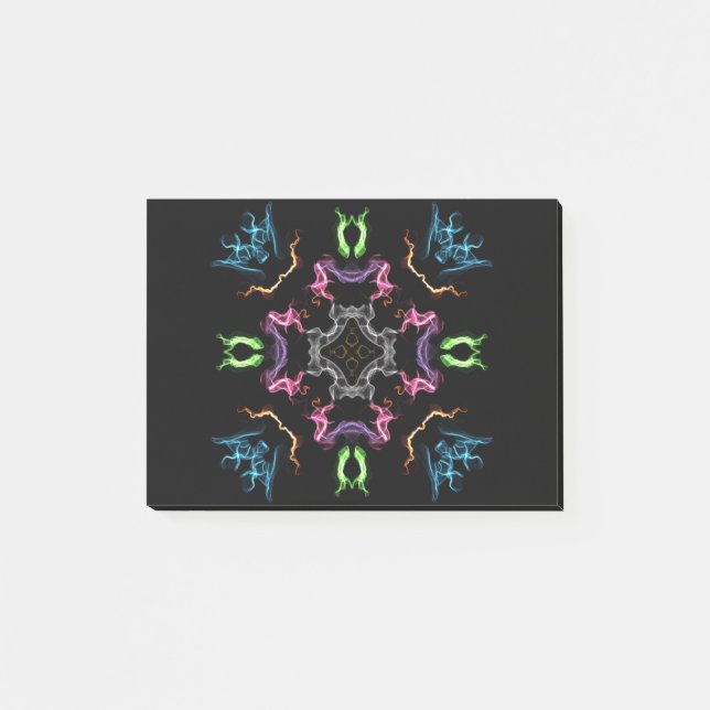 Abstract Mandala Digital Drawing Post-it Notes (Front)
