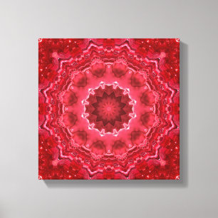 Abstract, mandala, kaleidoscope canvas print