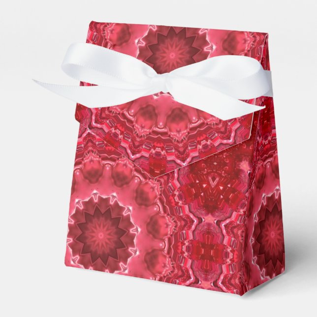 Abstract, mandala, kaleidoscope favour box (Front Side)