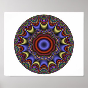 Abstract Mandala Poster