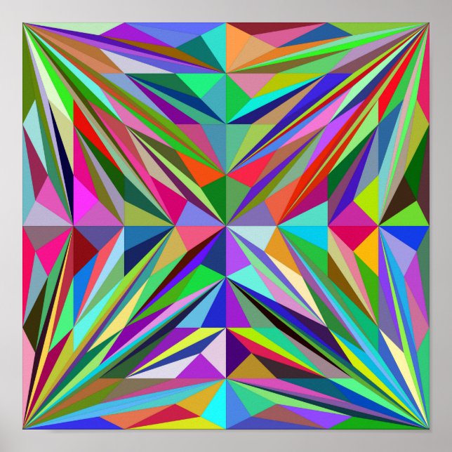 Abstract Mandala Poster (Front)