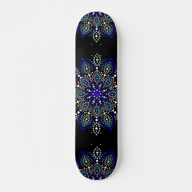 Abstract Mandala Street Art Skateboard (Front)
