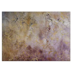 Abstract  Marble and quartz crystal Texture Cutting Board