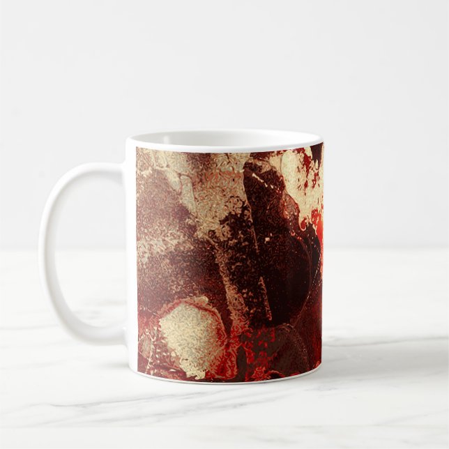 Abstract marble background. coffee mug (Left)