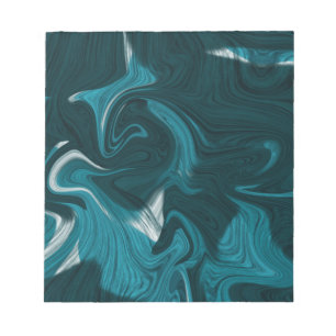Abstract Marble illustration Blue Notepad