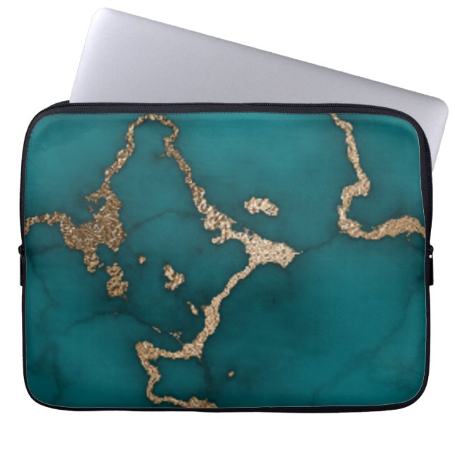 Abstract Marble illustration Cute  Laptop Sleeve (Front)