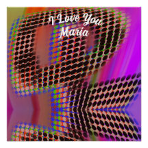 Abstract marble Liquified Colourful Glossy Poster