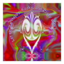 Abstract marble Liquified Colourful Glossy Poster