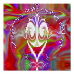 Abstract marble Liquified Colourful Glossy Poster