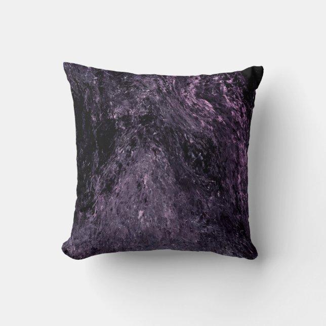 Abstract Marble| Purple Cushion (Front)