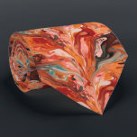 Abstract Marble Red Neck Tie<br><div class="desc">Unique ties quickly add texture, colour and flair to any outfit. When you buy them for yourself, personalisation puts on your unique stamp. They also make a thoughtful gift for anyone special in your life. Add your custom wording to this design by using the "Edit this design template" boxes on...</div>