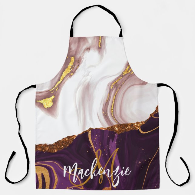 Abstract Marble Texture Apron (Front)