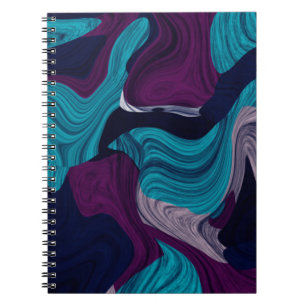 Abstract Marble Texture Notebook