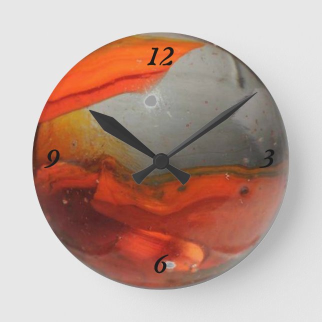 Abstract Marble Wall Clock (Front)