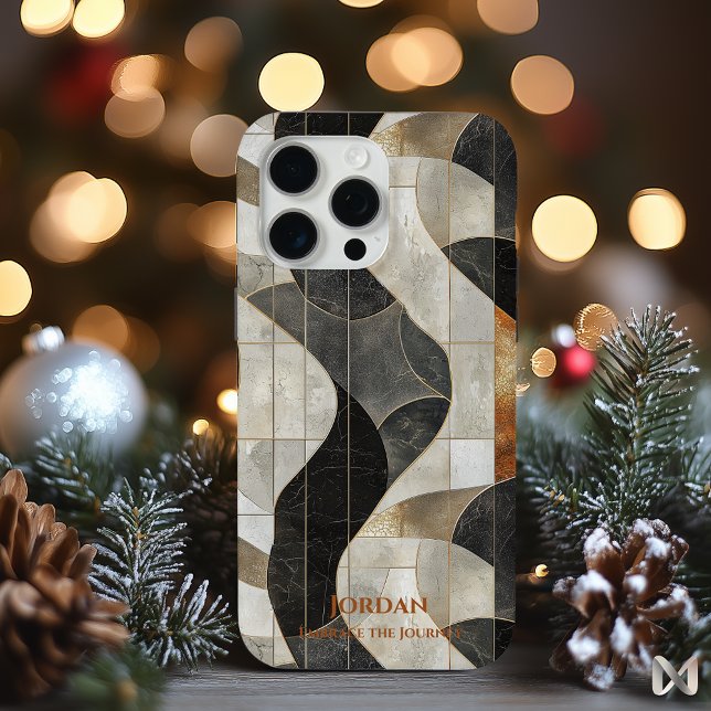 Abstract Marble Waves – Earthy Elegance Design Case-Mate iPhone Case (Creator Uploaded)